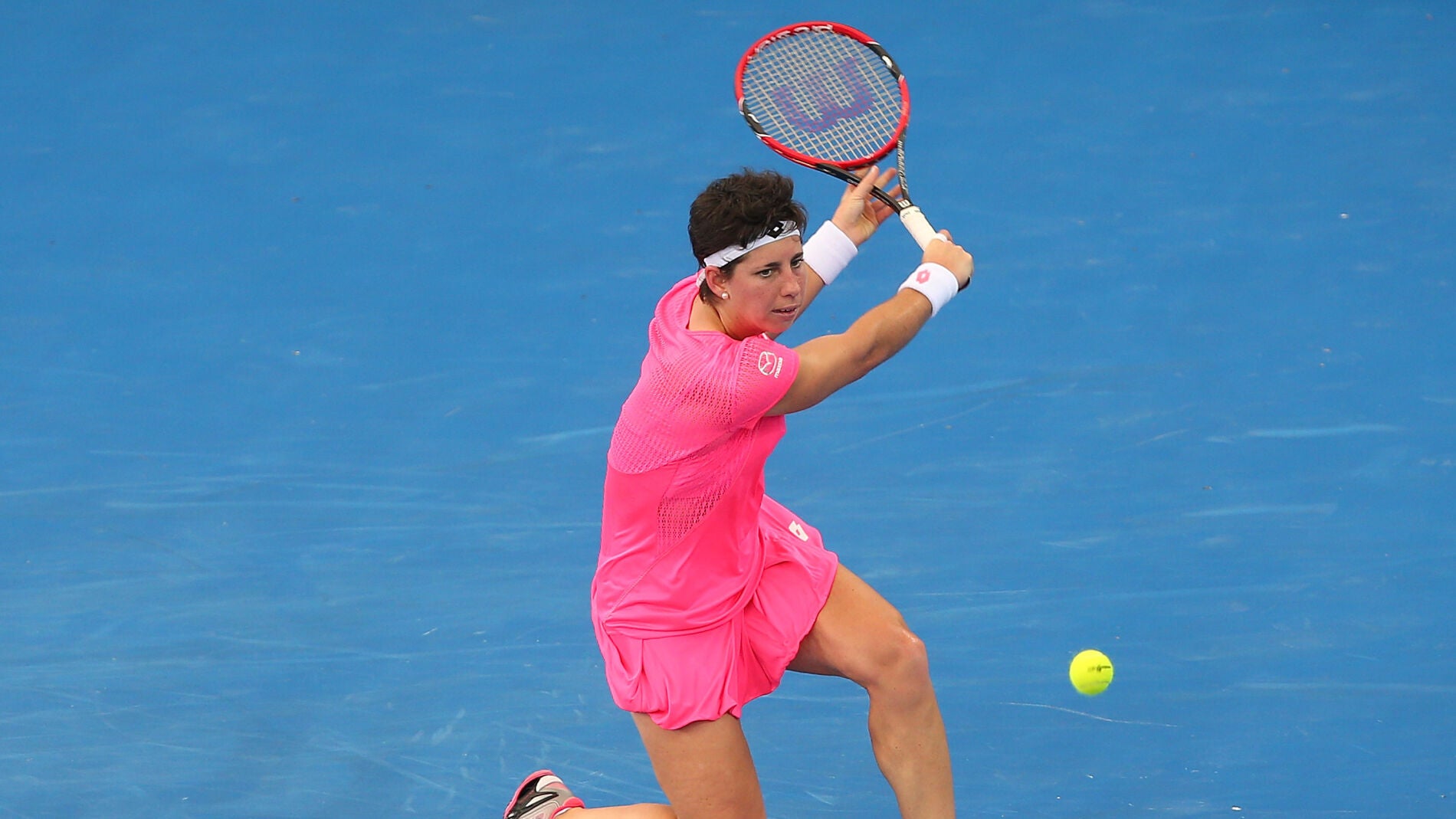 Carla Su&aacute;rez se marcha del torneo de Brisbane tras perder la semifinal