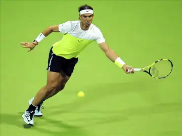Rafa Nadal en Doha Rafa Nadal en Doha