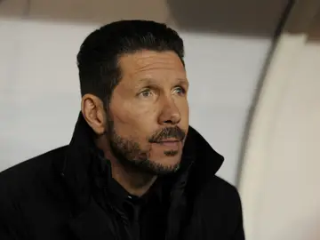 Simeone, técnico del Atlético Simeone, técnico del Atlético