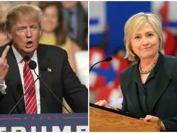 Los precandidatos a la presidencia de EEUU, Hillary Clinton y Donald Trump Los precandidatos a la presidencia de EEUU, Hillary Clinton y Donald Trump