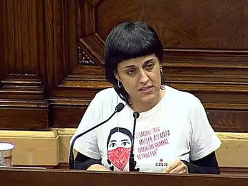 Intervención de Anna Gabriel de la CUP en el pleno de investidura Intervención de Anna Gabriel de la CUP en el pleno de investidura