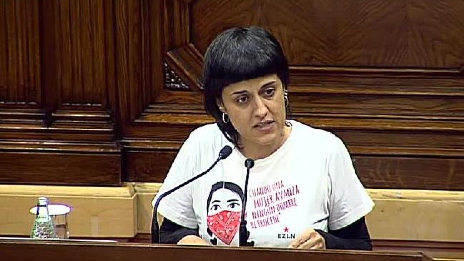 Intervenci&oacute;n de Anna Gabriel de la CUP en el pleno de investidura