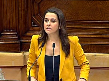 Inés Arrimadas, en el Parlament