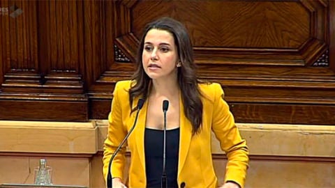 In&eacute;s Arrimadas, en el Parlament