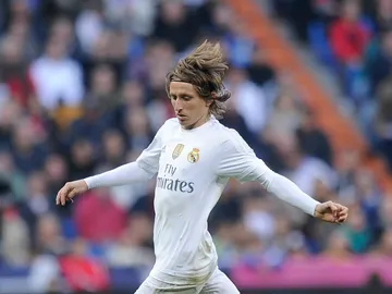 Luka Modric, con el Real Madrid Luka Modric, con el Real Madrid