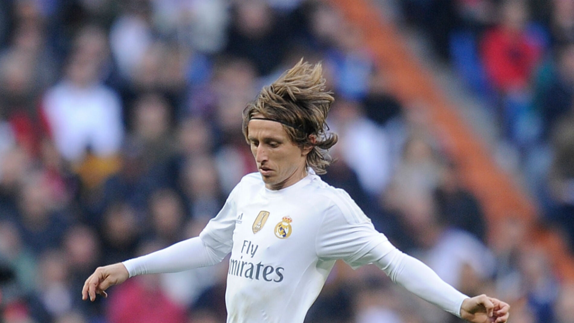 Luka Modric, con el Real Madrid