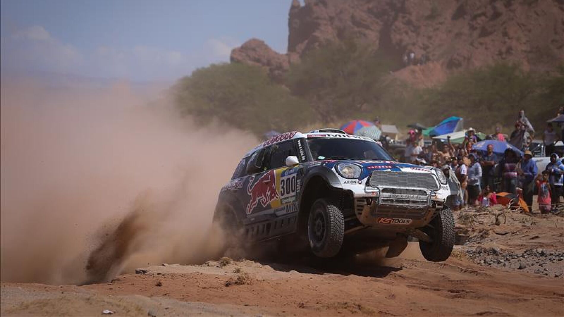 Nasser Al Attiyah en la octava etapa del Dakar 2016