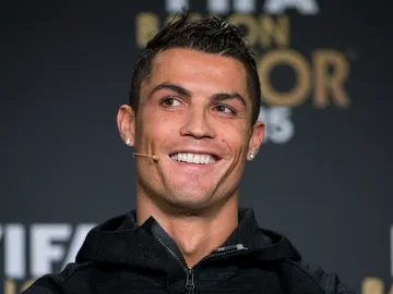 Cristiano Ronaldo, en la rueda de prensa del Balón de Oro Cristiano Ronaldo, en la rueda de prensa del Balón de Oro