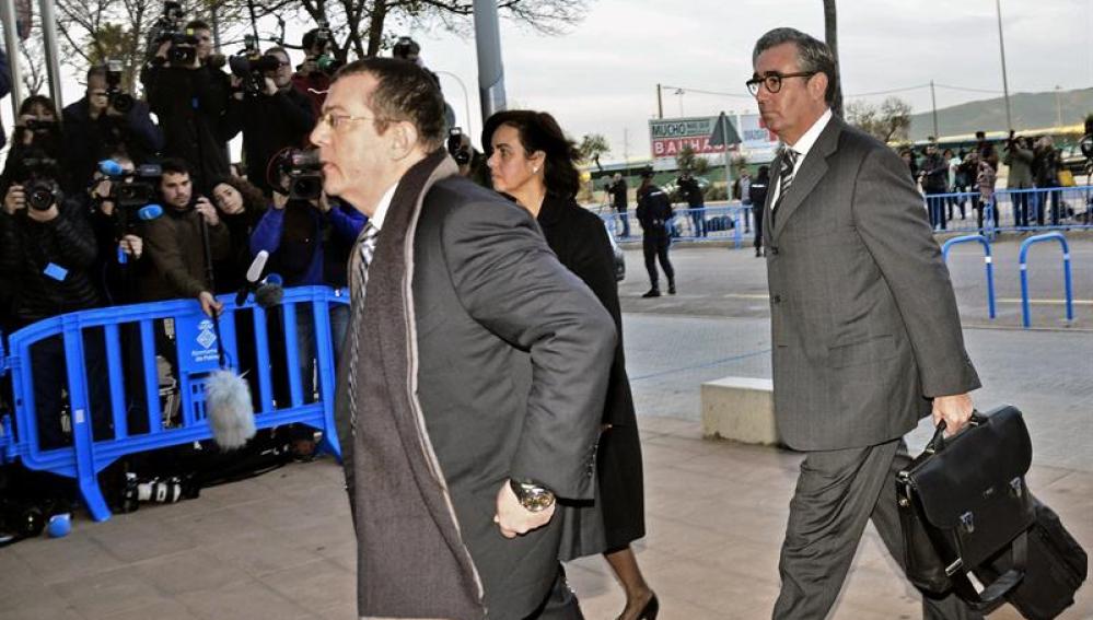 Diego Torres, socio de Iñaki Urdangarin, a su llegada al juicio