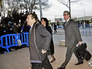 Diego Torres, socio de Iñaki Urdangarin, a su llegada al juicio Diego Torres, socio de Iñaki Urdangarin, a su llegada al juicio