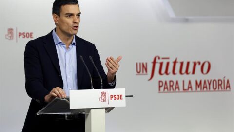 El l&iacute;der del PSOE, Pedro S&aacute;nchez