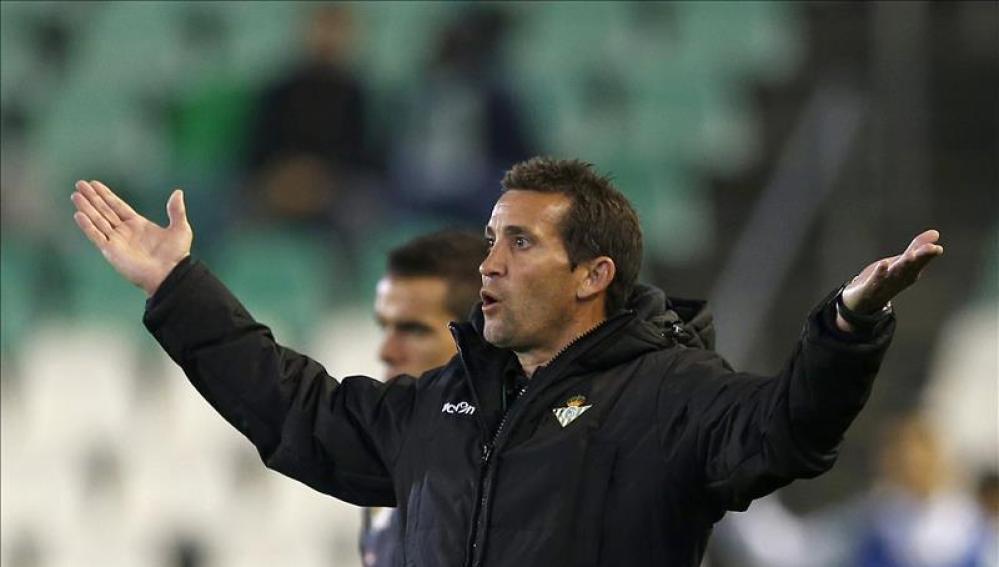 Juan Merino, entrenador del Real Betis