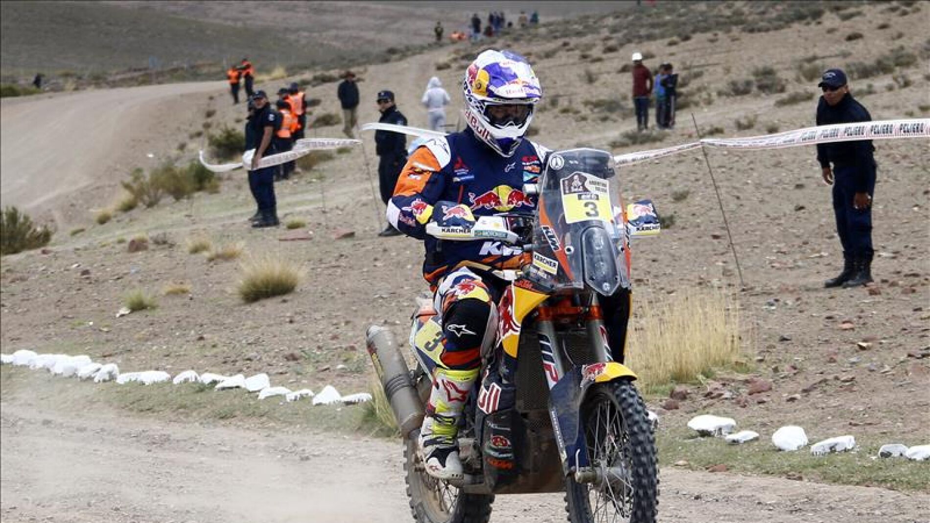 Toby Price en la octava etapa del Dakar 2016