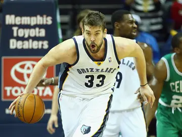 Marc Gasol ante el Boston Celtics Marc Gasol ante el Boston Celtics