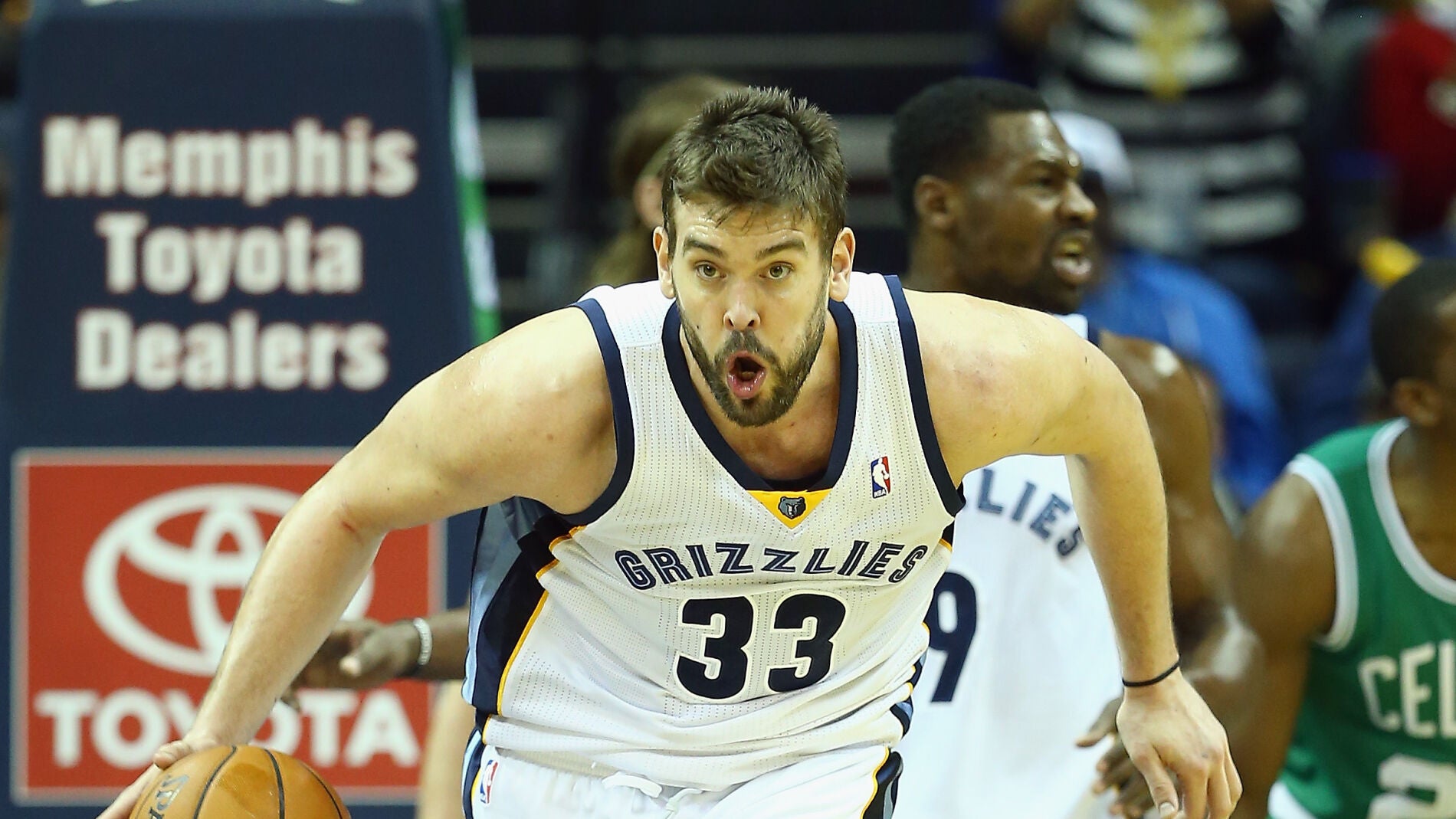 Marc Gasol ante el Boston Celtics