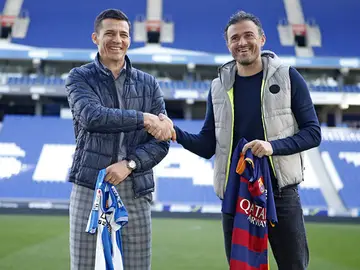 Galca y Luis Enrique Galca y Luis Enrique