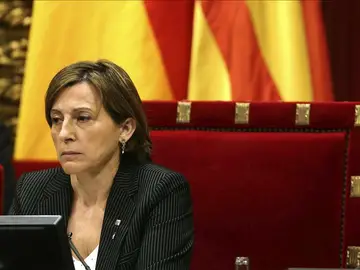 La presidenta del Parlament, Carme Forcadell La presidenta del Parlament, Carme Forcadell