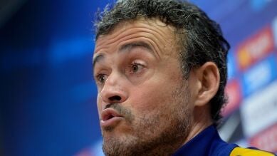 Plantón de Luis Enrique en la gala del Balón de Oro