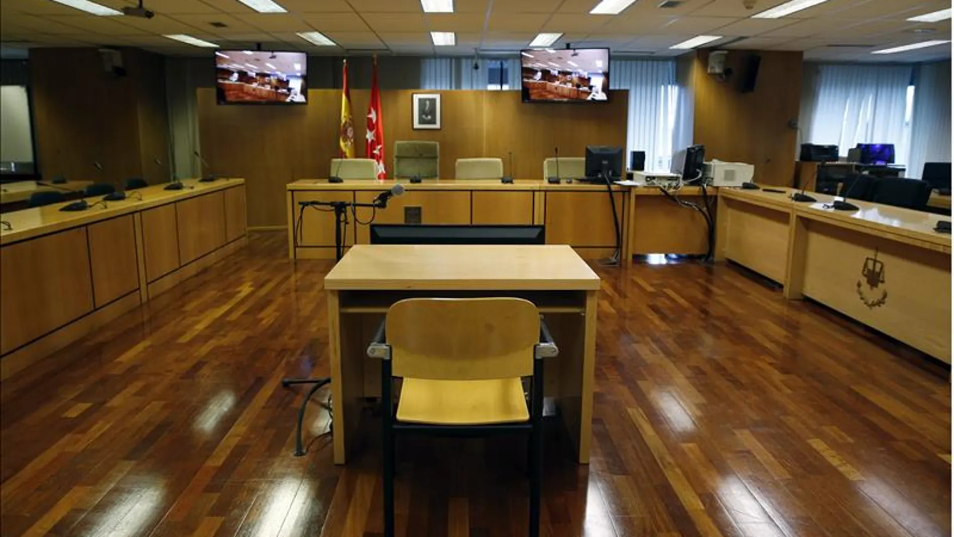  Vista de la sala 0 de la Audiencia Provincial de Madrid