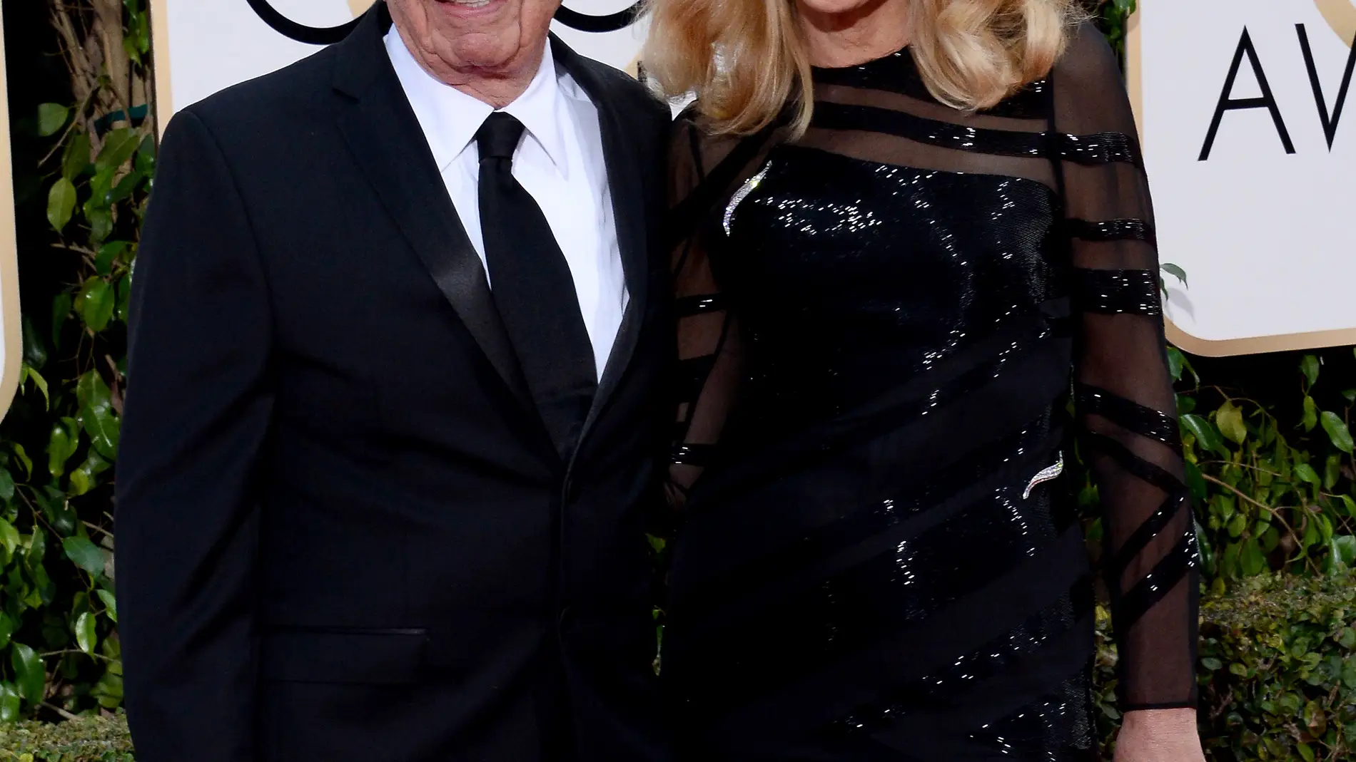 Rupert Murdoch y Jerry Hall, comprometidos