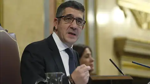 El recién elegido presidente del Congreso, Patxi López El recién elegido presidente del Congreso, Patxi López