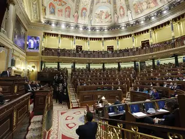 El hemiciclo del Congreso de los Diputados El hemiciclo del Congreso de los Diputados