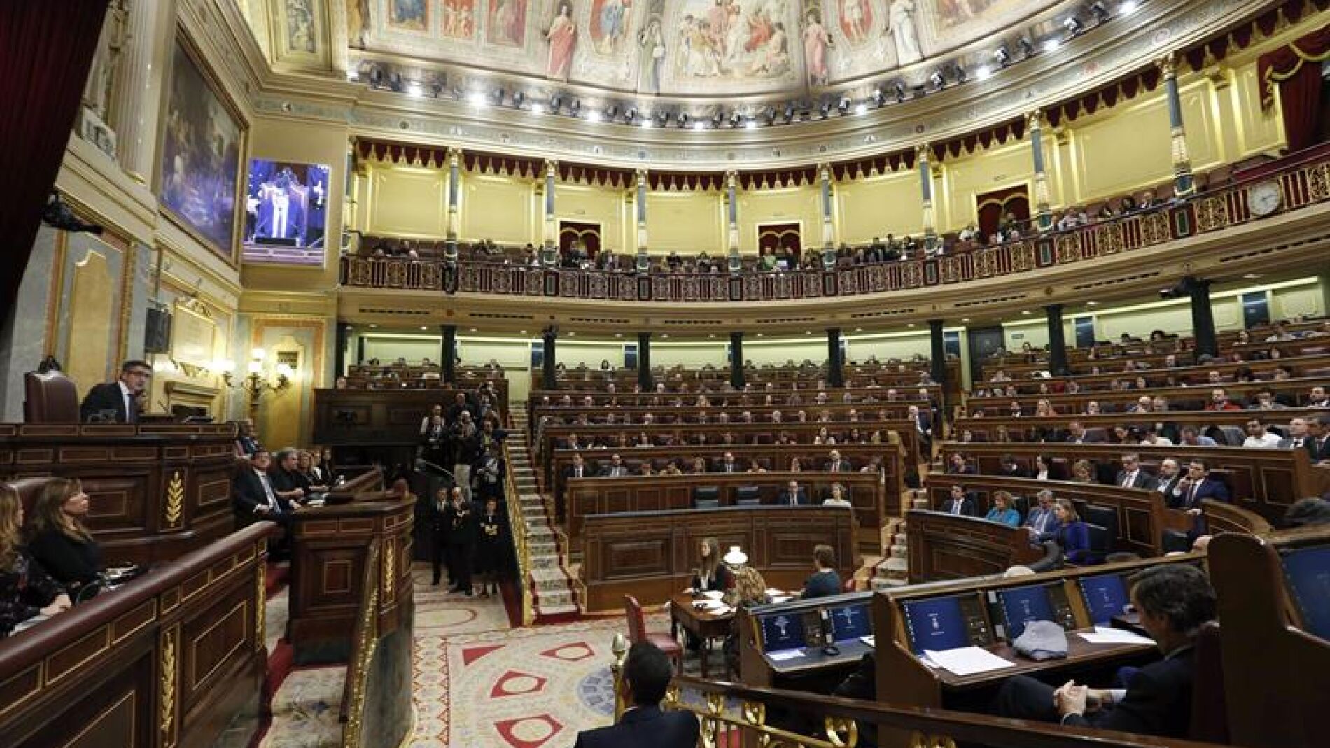 El hemiciclo del Congreso de los Diputados
