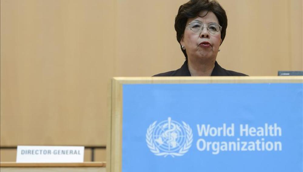 La directora de la Organización Mundial de la Salud (OMS), Margaret Chan