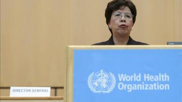 La directora de la Organización Mundial de la Salud (OMS), Margaret Chan