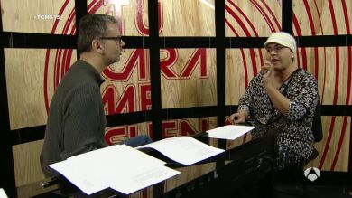 Falete ensaya para imitar a Lola Flores