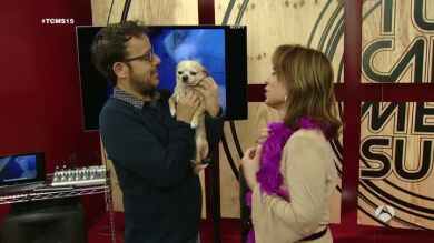 Vicky Larraz ensaya para imitar a Roxette