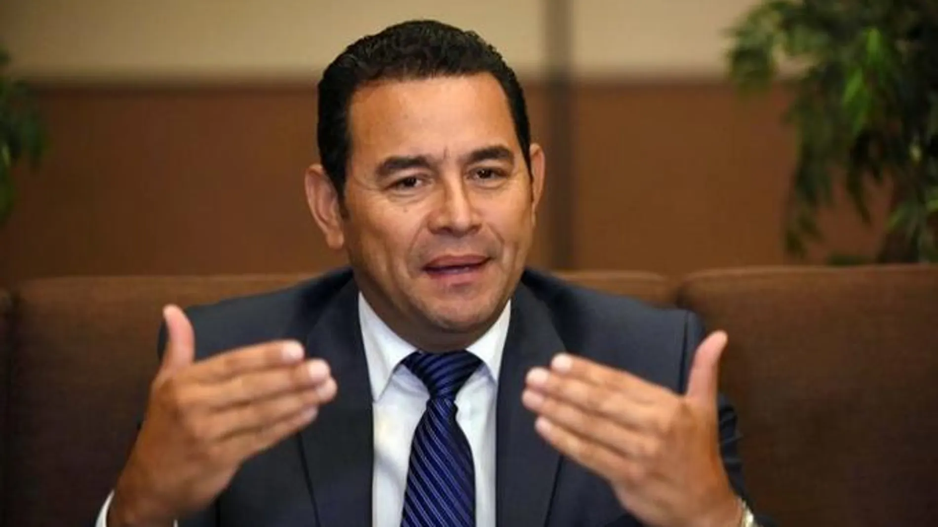 El presidente de Guatemala, Jimmy Morales El presidente de Guatemala, Jimmy Morales