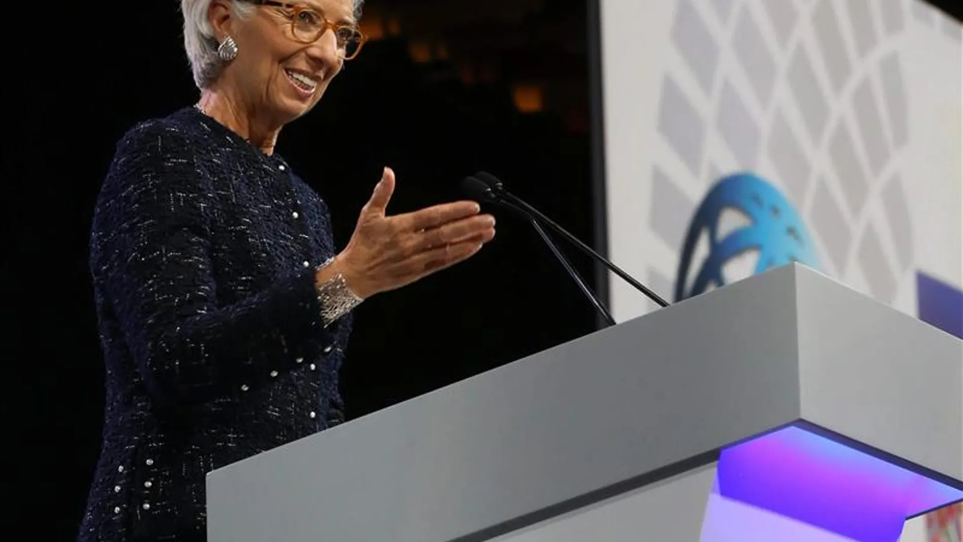 La directora gerente del Fondo Monetario Internacional (FMI), Christine Lagarde. La directora gerente del Fondo Monetario Internacional (FMI), Christine Lagarde.