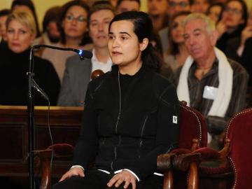 Triana Martínez, durante el juicio por el asesinato de Isabel Carrasco