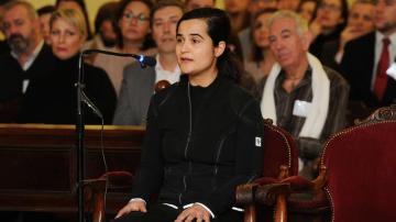 Triana Martínez, durante el juicio por el asesinato de Isabel Carrasco