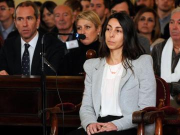 La policía local Raquel Gago, durante el juicio