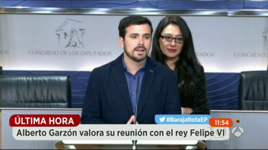 Garzón cree que ha quedado clara la posición de la izquierda tras su reunión con el Rey