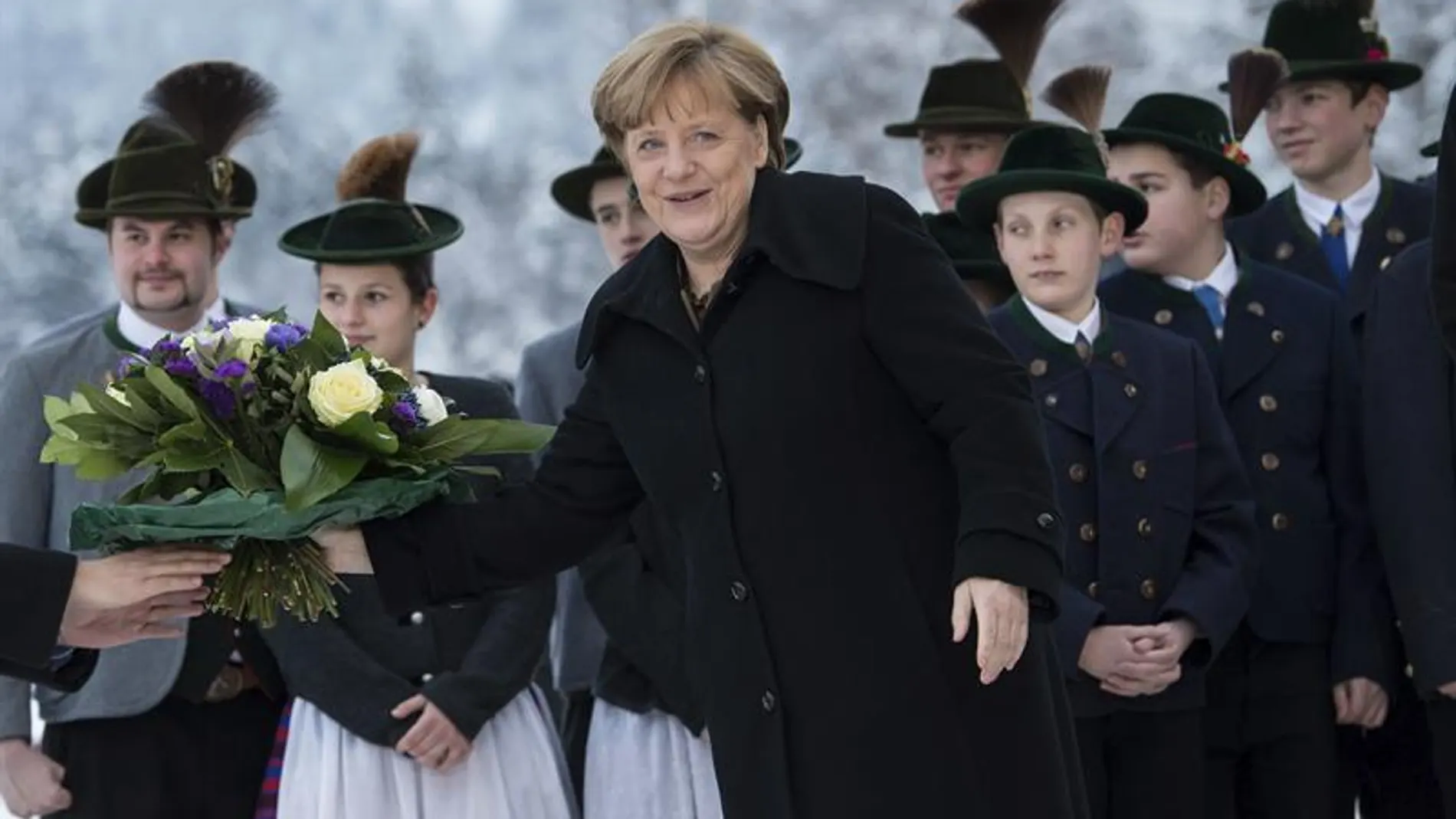 La canciller alemana Angela Merkel es recibida en el balneario de Wildbad Kreth La canciller alemana Angela Merkel es recibida en el balneario de Wildbad Kreth
