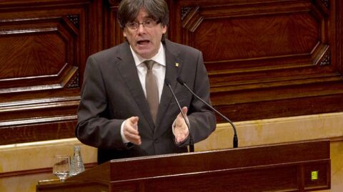 El presidente de la Generalitat, Carles Puigdemont