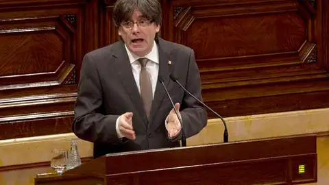 El presidente de la Generalitat, Carles Puigdemont El presidente de la Generalitat, Carles Puigdemont