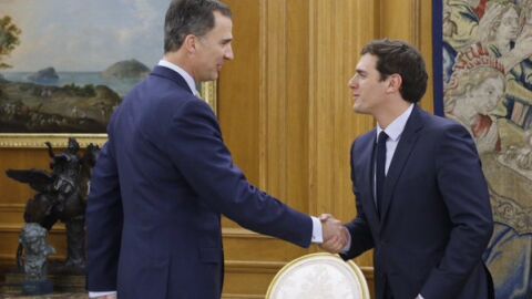 El Rey recibe a Albert Rivera