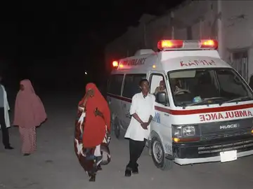 Médicos cerca del lugar del ataque Médicos cerca del lugar del ataque