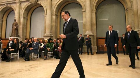 Rajoy, en un acto en el museo del Prado