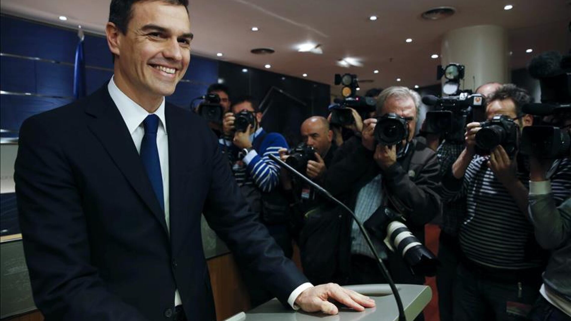 El secretario general del PSOE, Pedro S&aacute;nchez