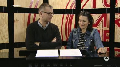 Silvia Abril ensaya para imitar a Alaska