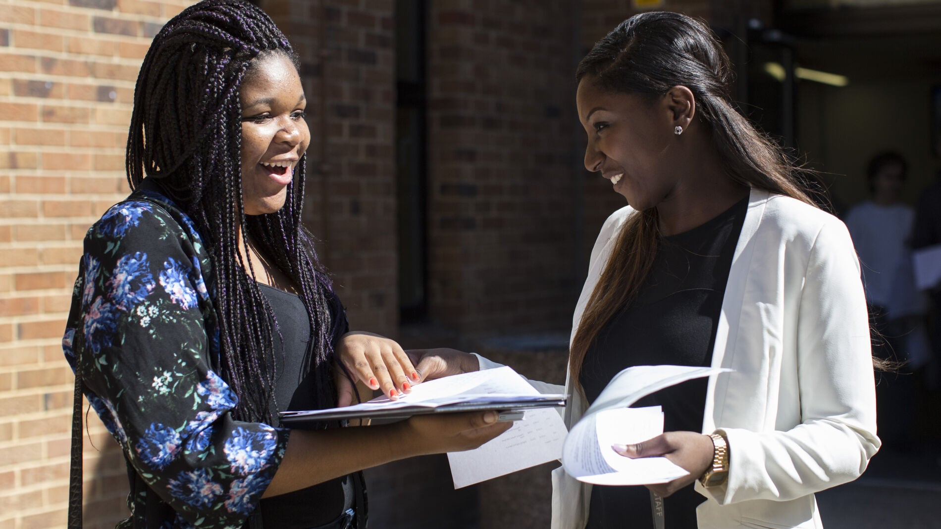 Estudiantes afroamericanas