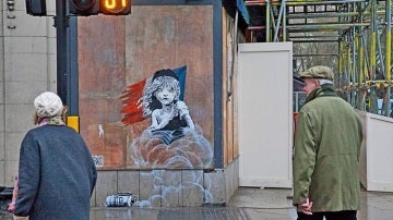 Graffiti de Banksy en Londres