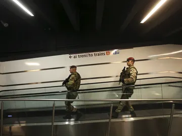 Seguridad en la estación de Termini en Roma Seguridad en la estación de Termini en Roma