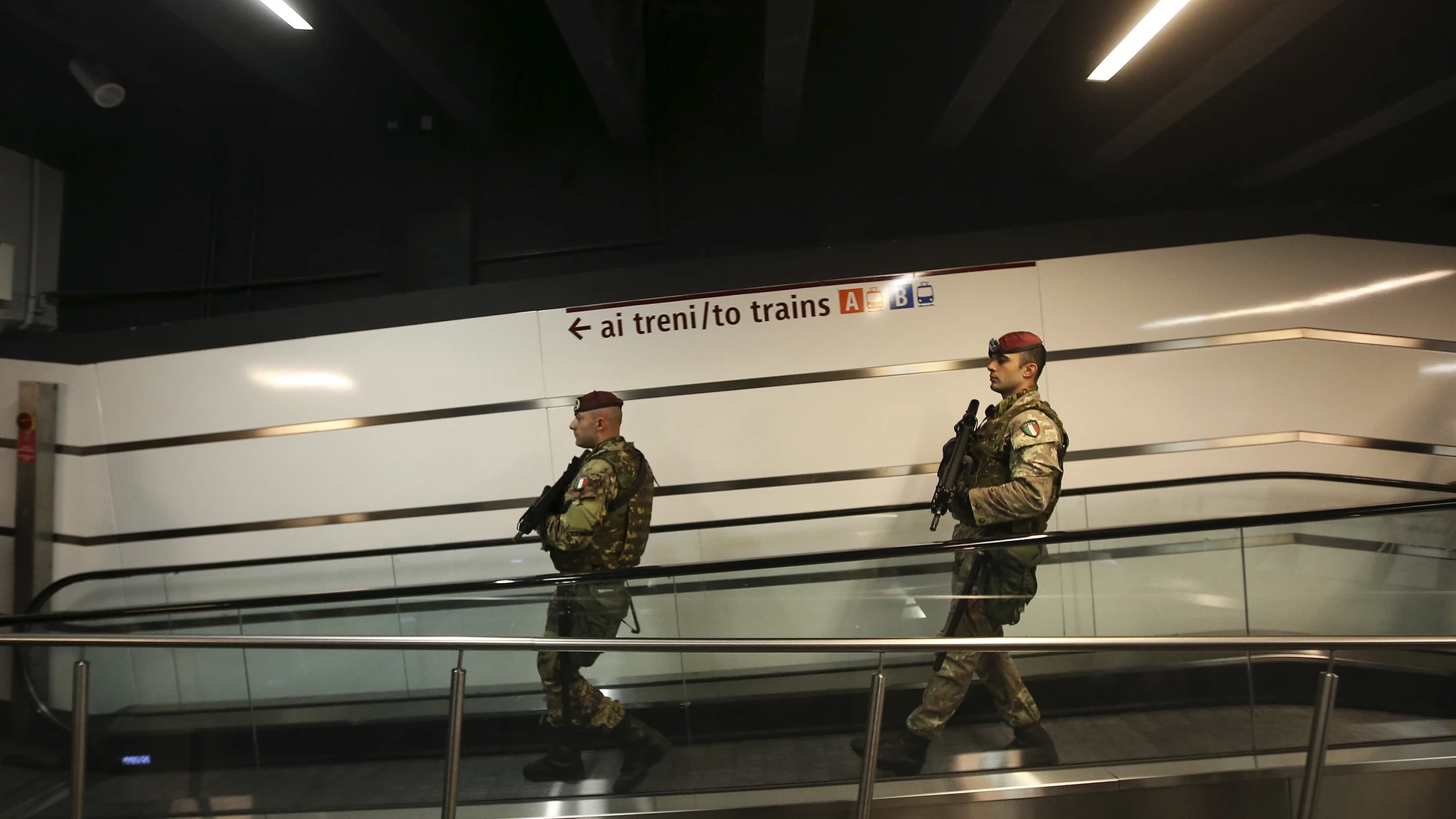 Seguridad en la estación de Termini en Roma Seguridad en la estación de Termini en Roma