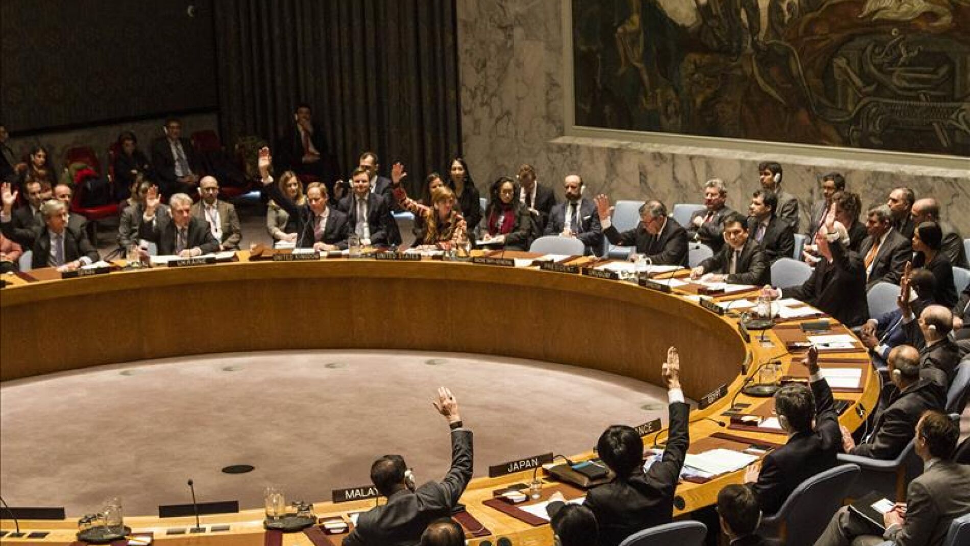 Votaci&oacute;n del Consejo de Seguridad de la ONU